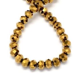 Slavík 6x4 mm, 85 ks, zlatý pokov