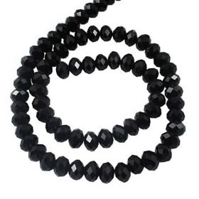 Slavík 4x3 mm, 123 ks, černá s lustrovým pokovem