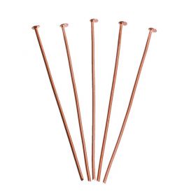 Ketlovací nýt 45x0,8 mm, 20 ks, růžová zlatá
