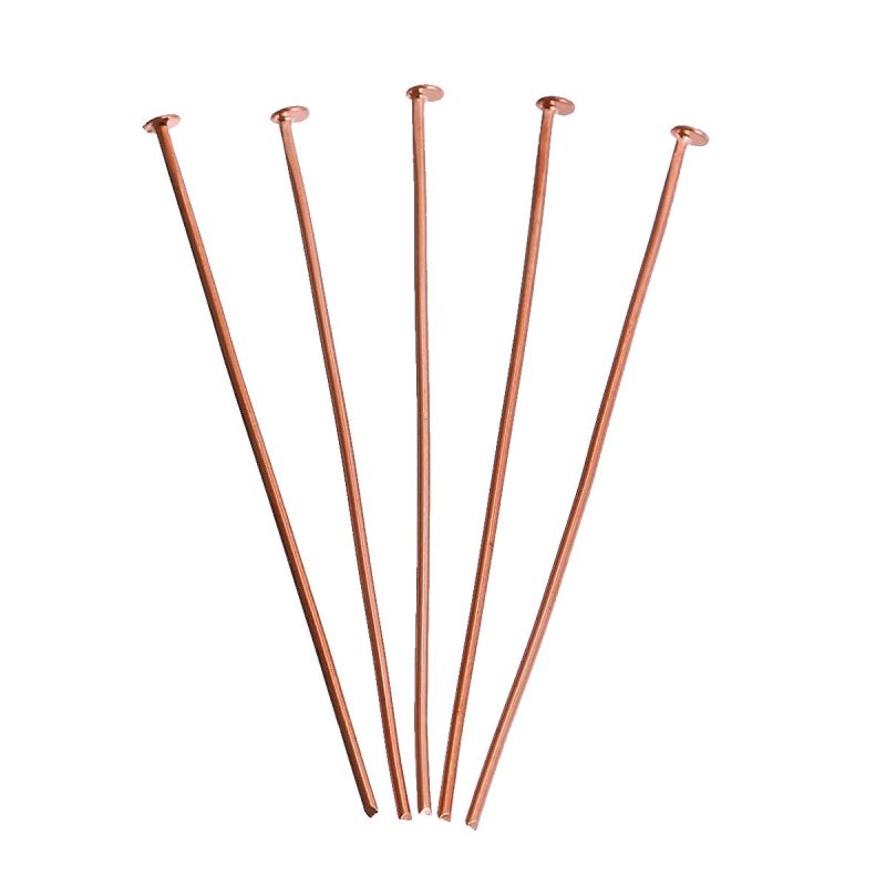 Ketlovací nýt 45x0,8 mm, 20 ks, růžová zlatá