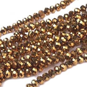 Slavík 8x6 mm, 70 ks, zlatý pokov